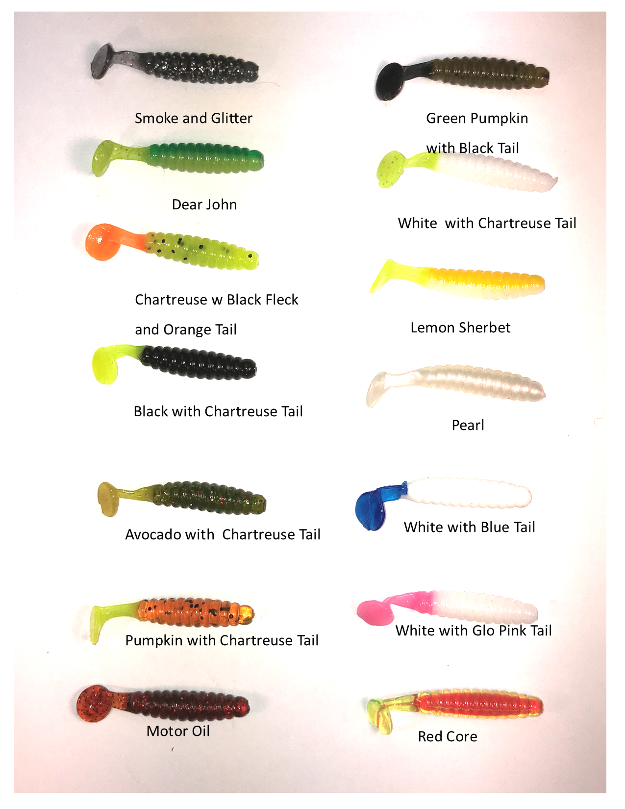 Charlie Brewer 1.5 Paddle Tail Grub