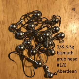 Bismuth 1/8-3.5g  Grub Head  #1/0 Aberdeen