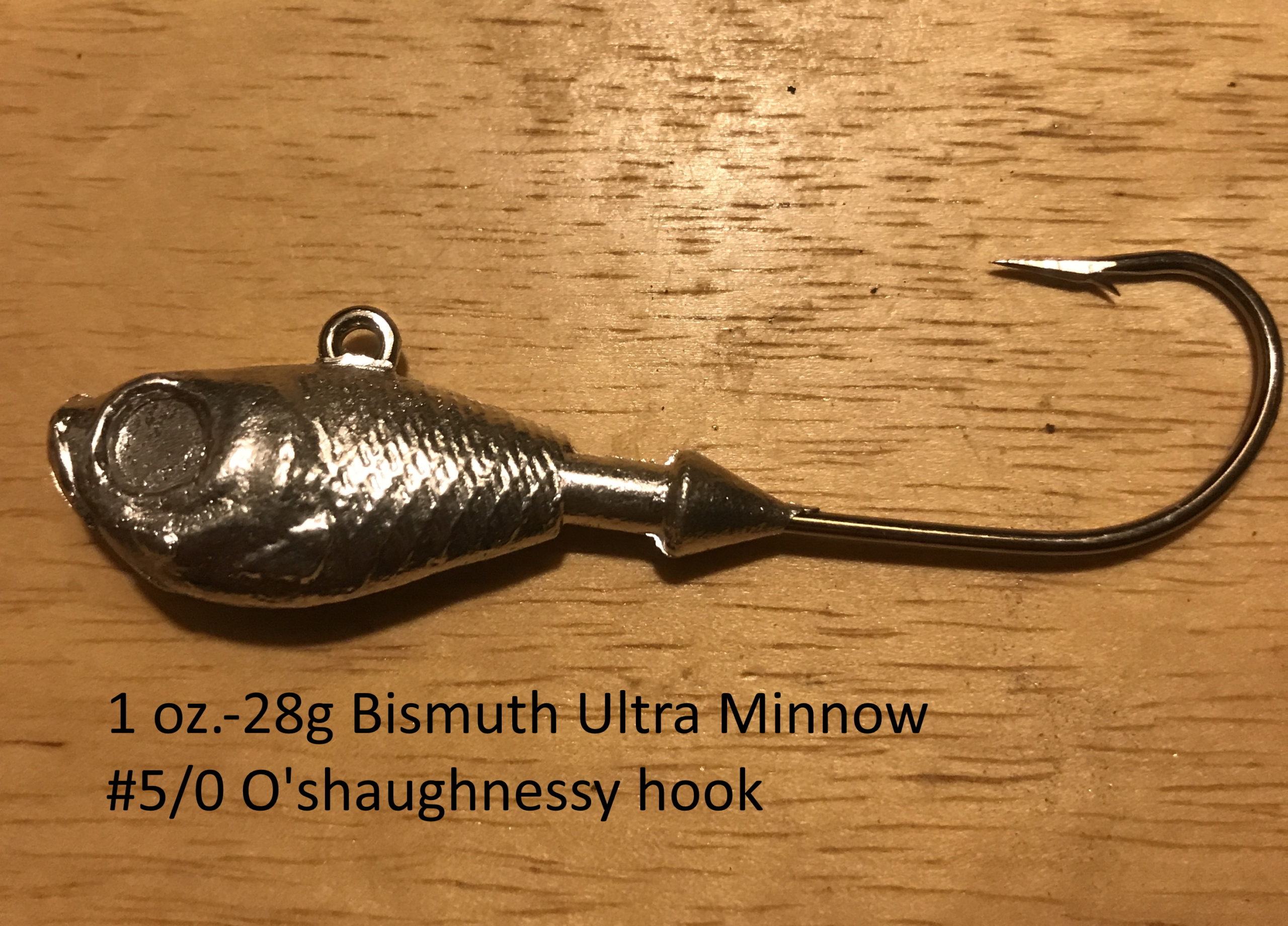 Ultra Minnow Bismuth Jig Heads Large Sizes – Glasswater Angling tm