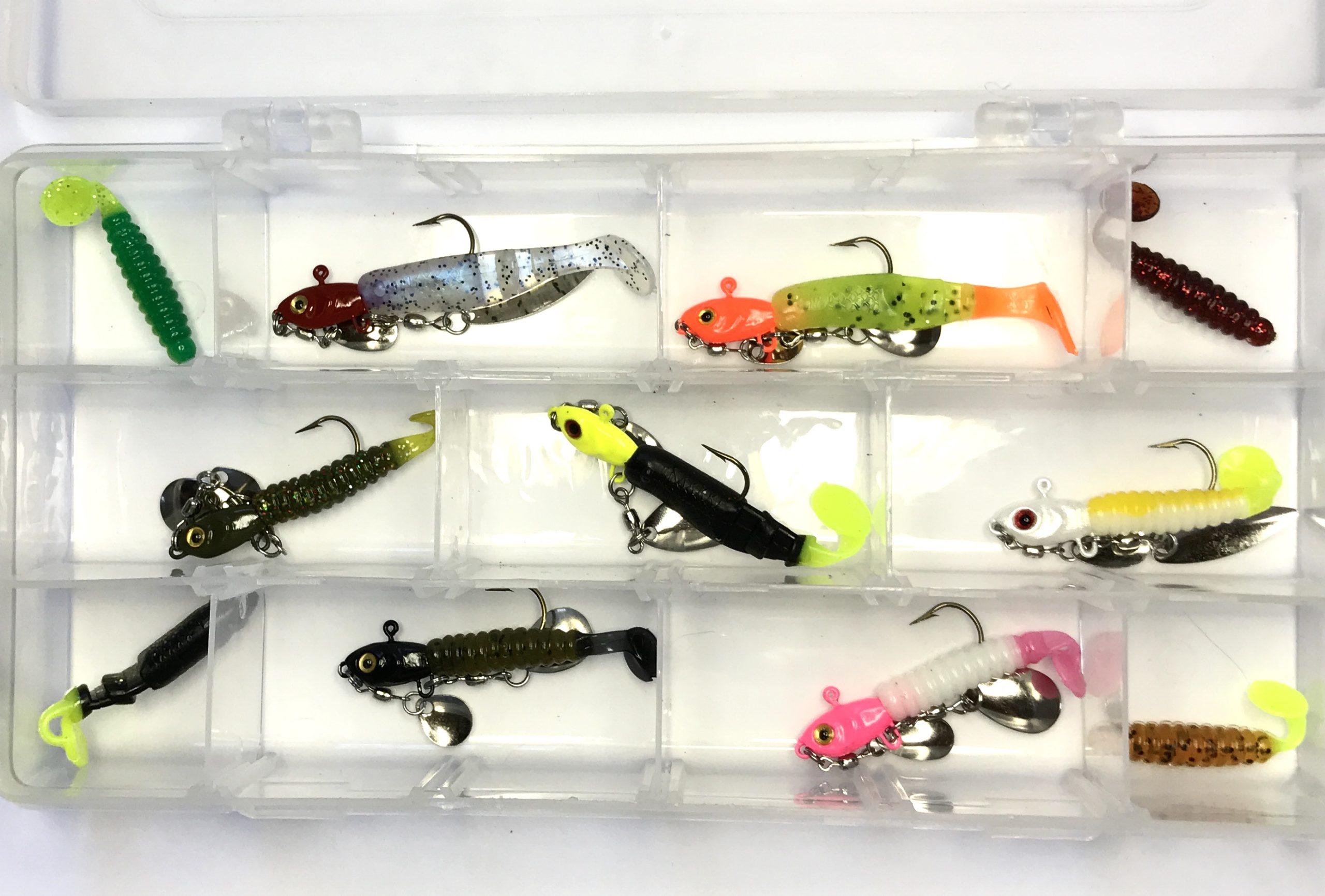 Crappie Lures and Jigs Kit，Soft Plastic Fishing Lures for Crappie
