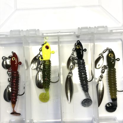 Lead Free Crappie Dueller Dark Side Kit for Non Lead Crappie Fishing with Under Spin Jigs