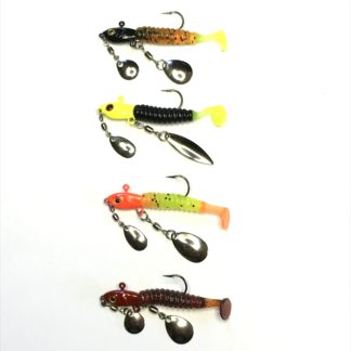 Lead Free Crappie Dueller Kit Pond Stomper for Non Lead Crappie Fishing with an Under Spin Jig