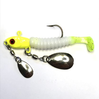 lead free crappie dueller for non lead crappie fishing using an under spin jig