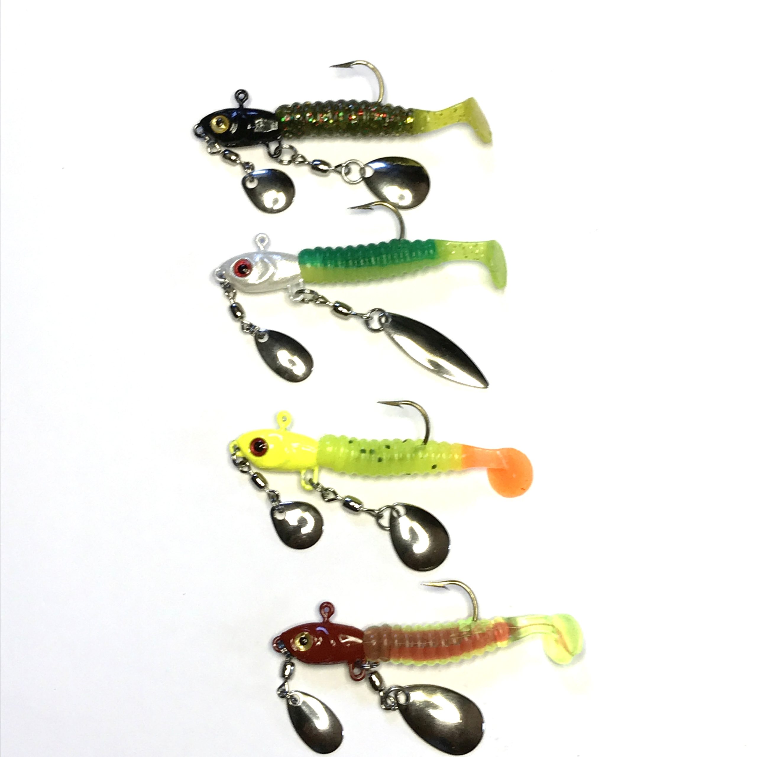 Crappie Dueller 4-Lure Kit: Green Machine – Glasswater Angling tm