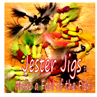 Glasswater Angling lead free hand tied Jester Jigs category shot