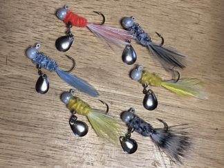 Glasswater Angling lead free Jester Jig spin belly jigs 1/16th oz