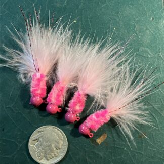 Glasswater Angling lead free Jester Jigs Pink Frost 1/16th oz.