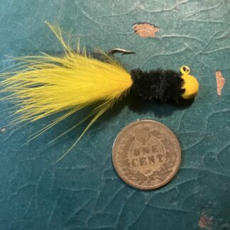 Glasswater Angling Lead Free Fishing 1/16th ounce Yellow Hornet Jester Jig